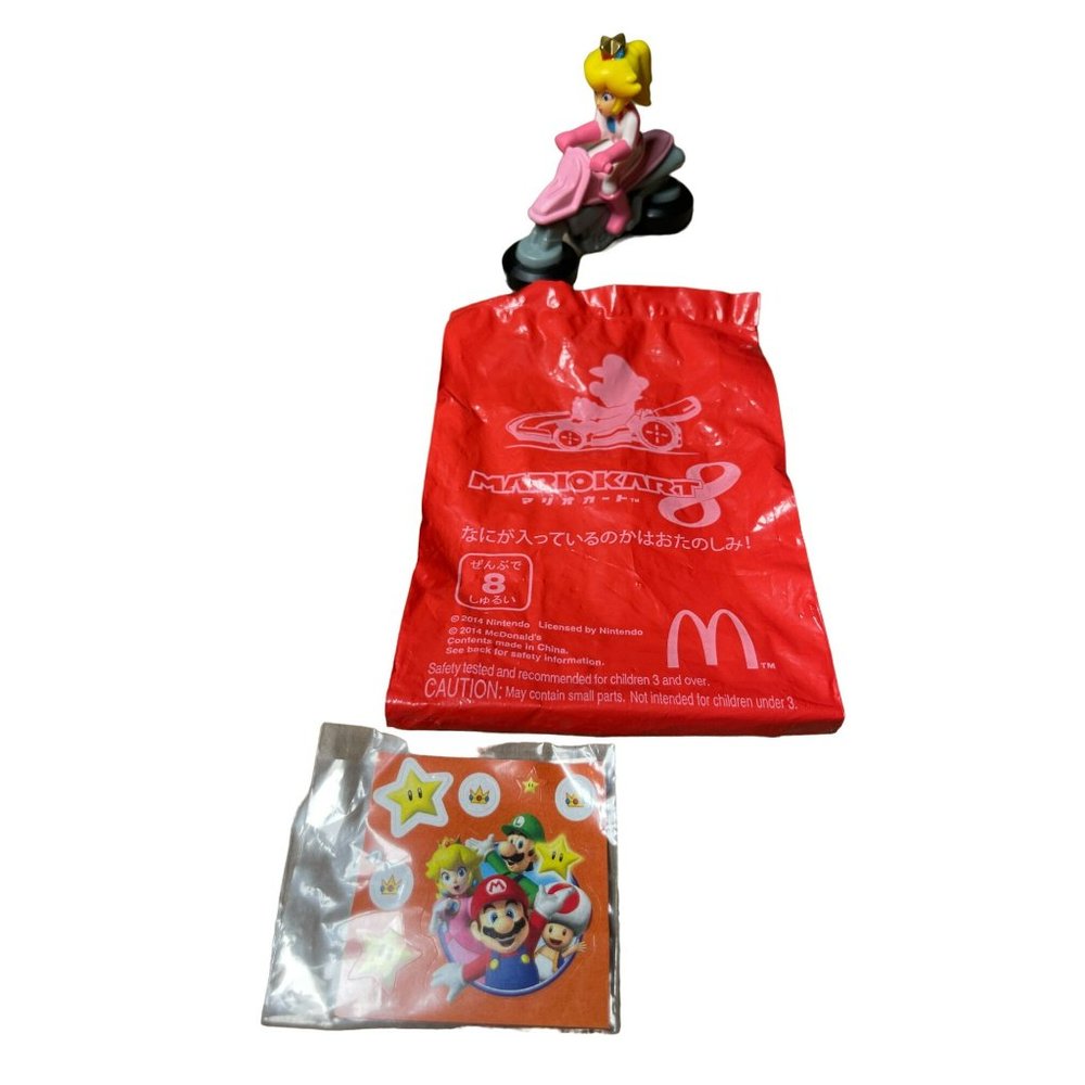 2014 McDonald’s Japan Nintendo Happy Meal Toy Mario Kart 8 Princess Peach